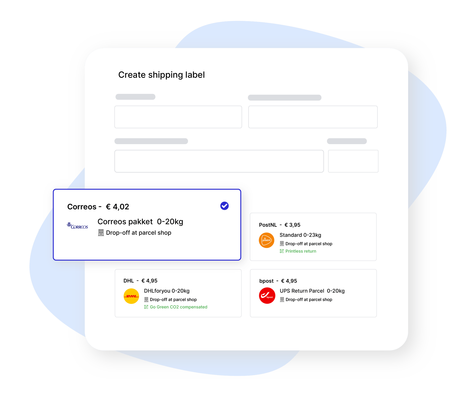 Correos-integration