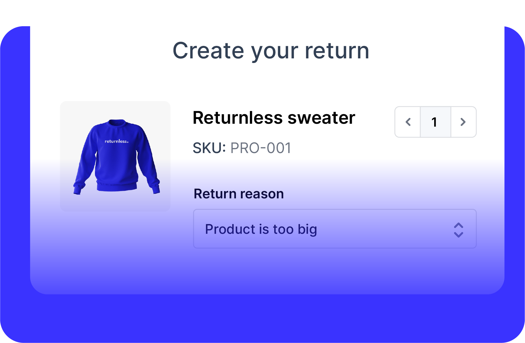 Retouren aanmaken via een digitaal retourformulier