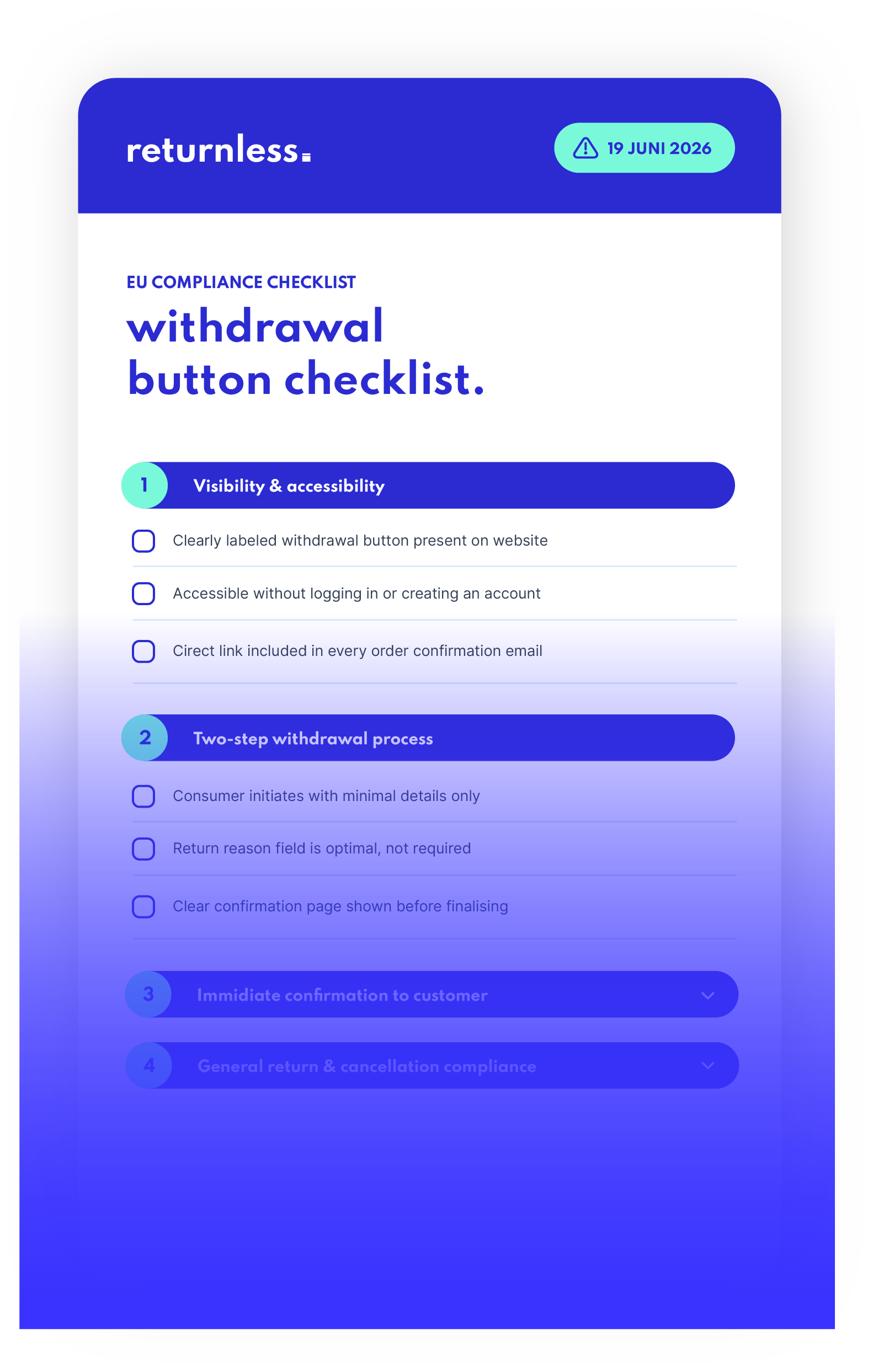 EU Withdrawal button 