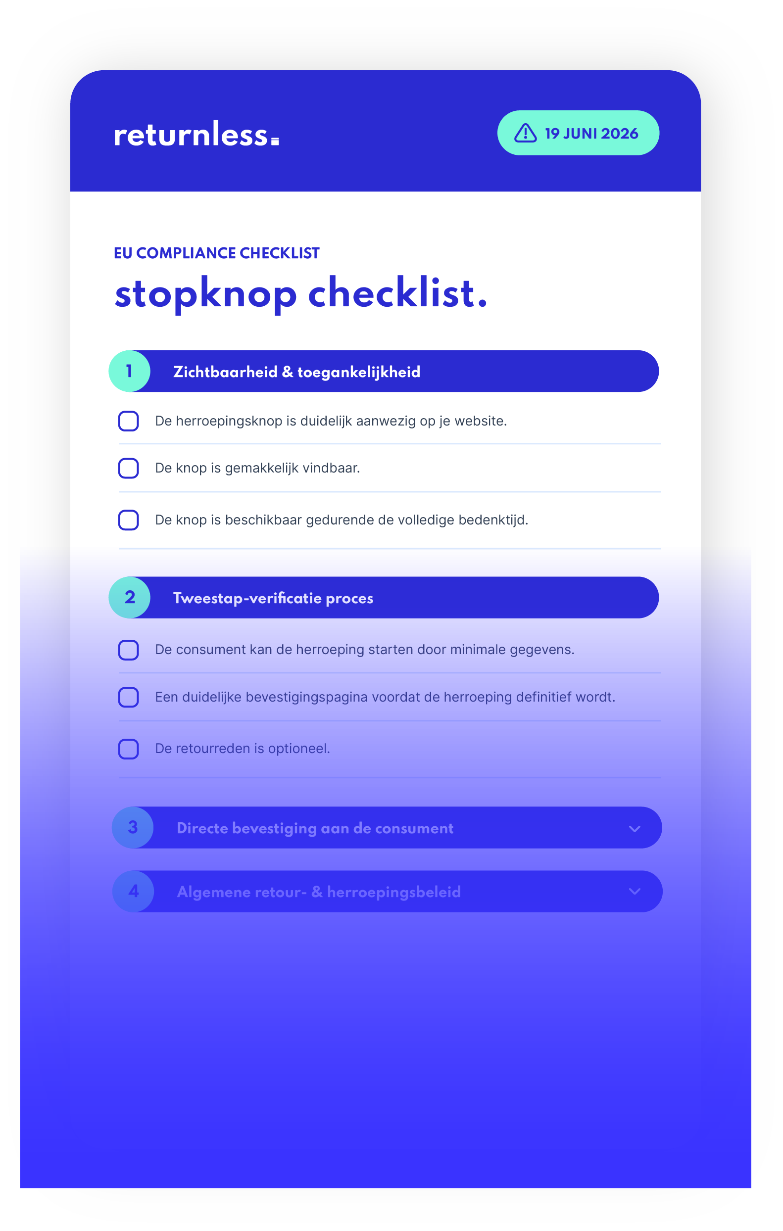 De verplichte Stopknop