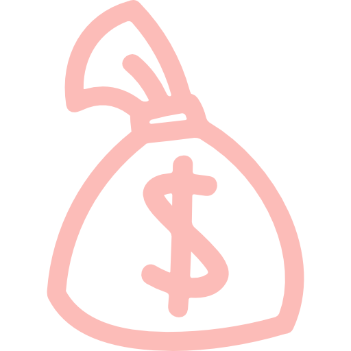 money-bag-roze